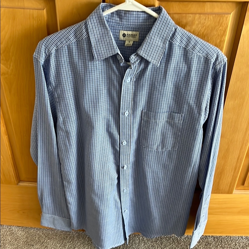 Hagar Blue Checkered Men's Shirt